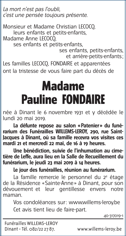 Image Annonce nécrologique