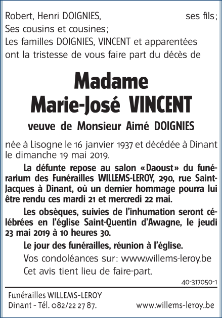 Image Annonce nécrologique