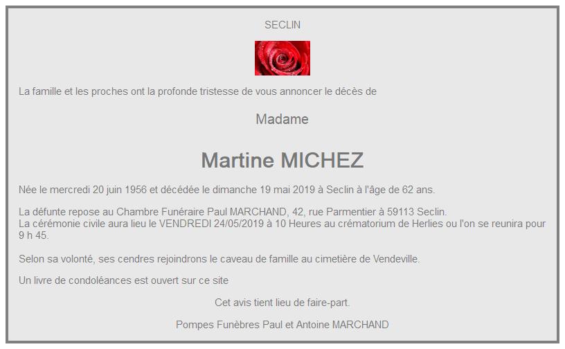 Image Pour voir le faire-part de Martine CLIQUEZ-ICI