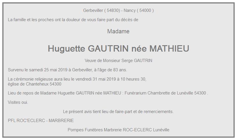 Image Annonce nécrologique