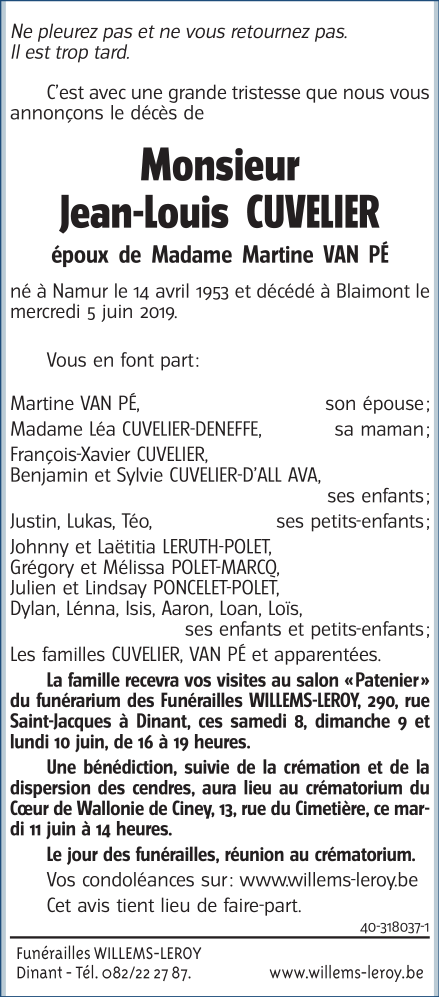 Image Annonce nécrologique