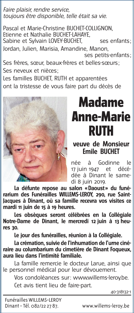 Image Annonce nécrologique