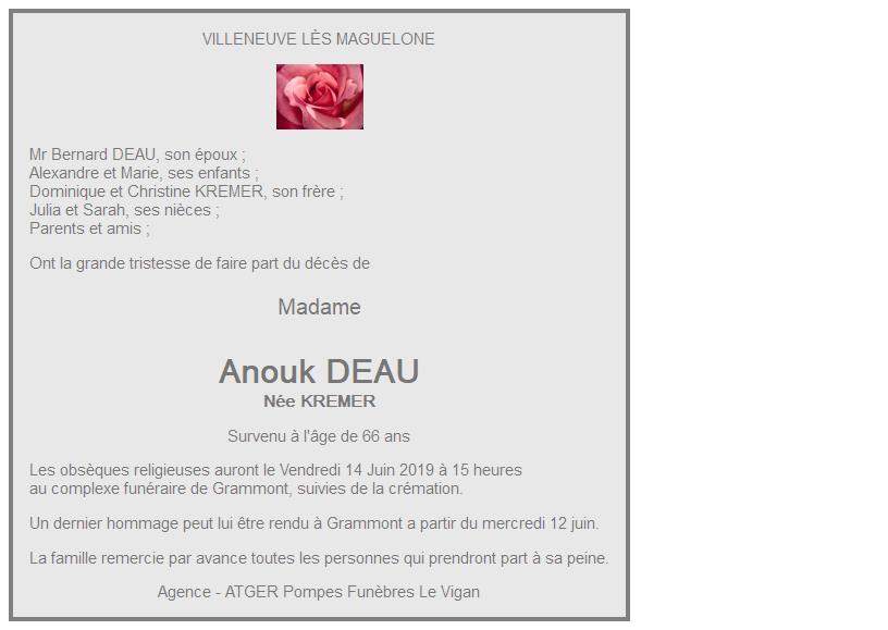 Image Annonce nécrologique