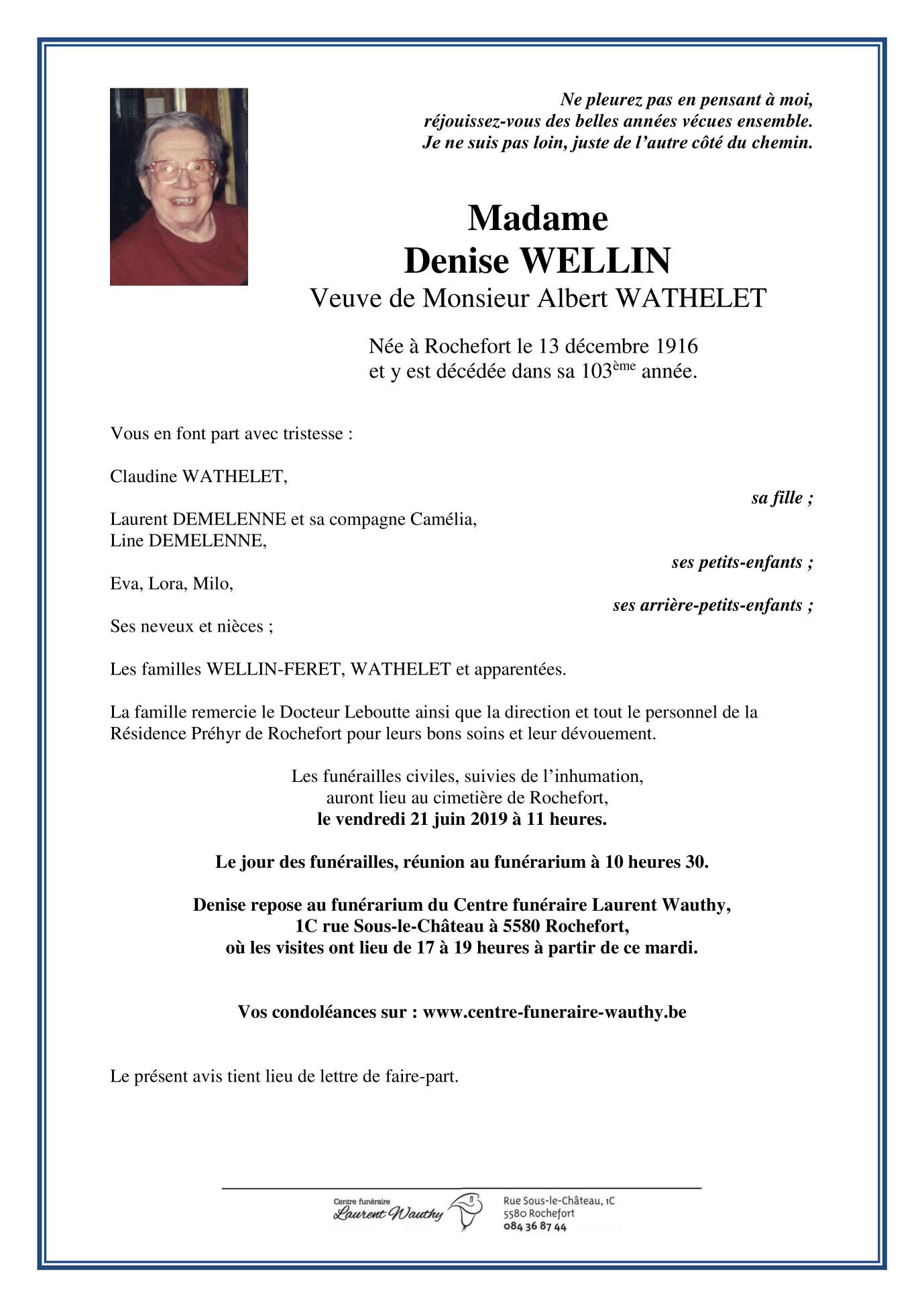 Image Annonce nécrologique