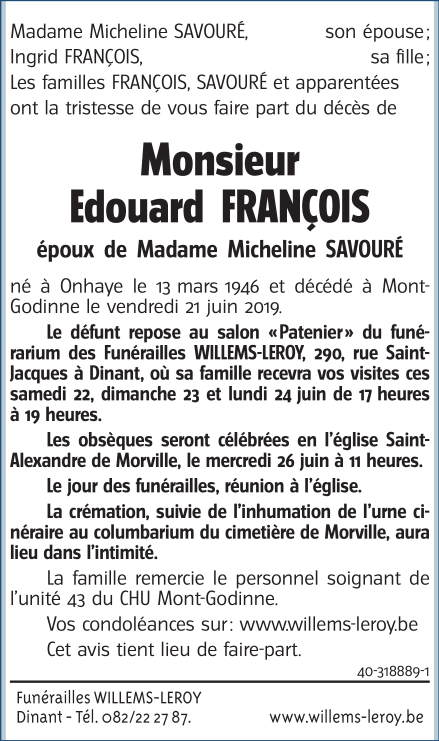 Image Annonce nécrologique