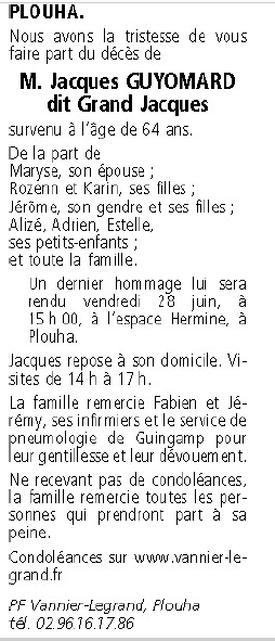 Image Annonce nécrologique