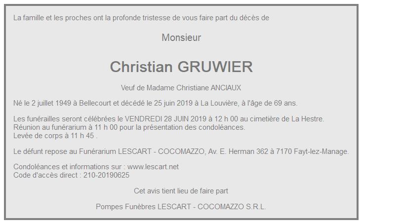 Image Annonce nécrologique