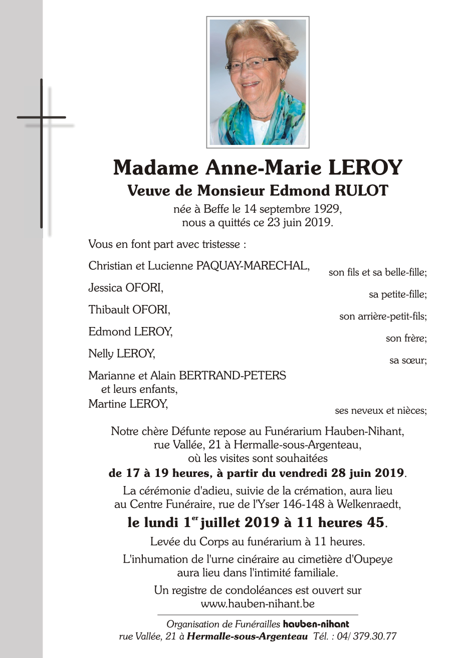 Image Annonce nécrologique