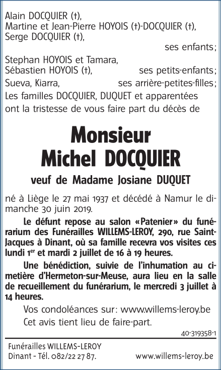 Image Annonce nécrologique