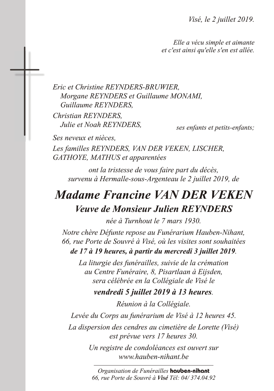 Image Annonce nécrologique