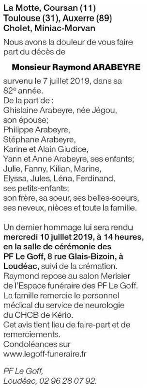 Image Annonce nécrologique