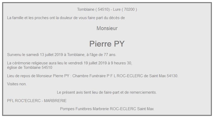 Image Annonce nécrologique