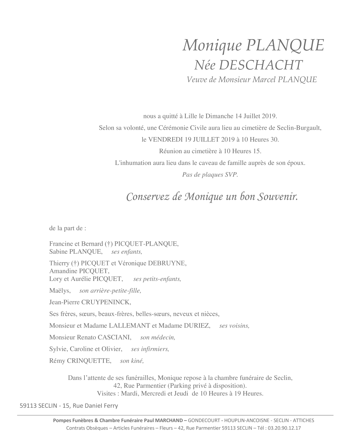 Image Pour voir le faire-part de Monique CLIQUEZ-ICI