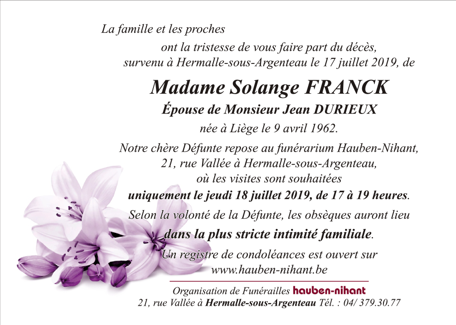 Image Annonce nécrologique