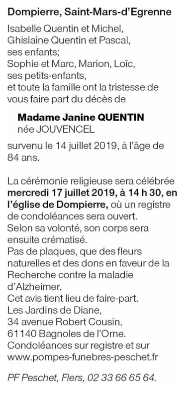 Image Annonce nécrologique