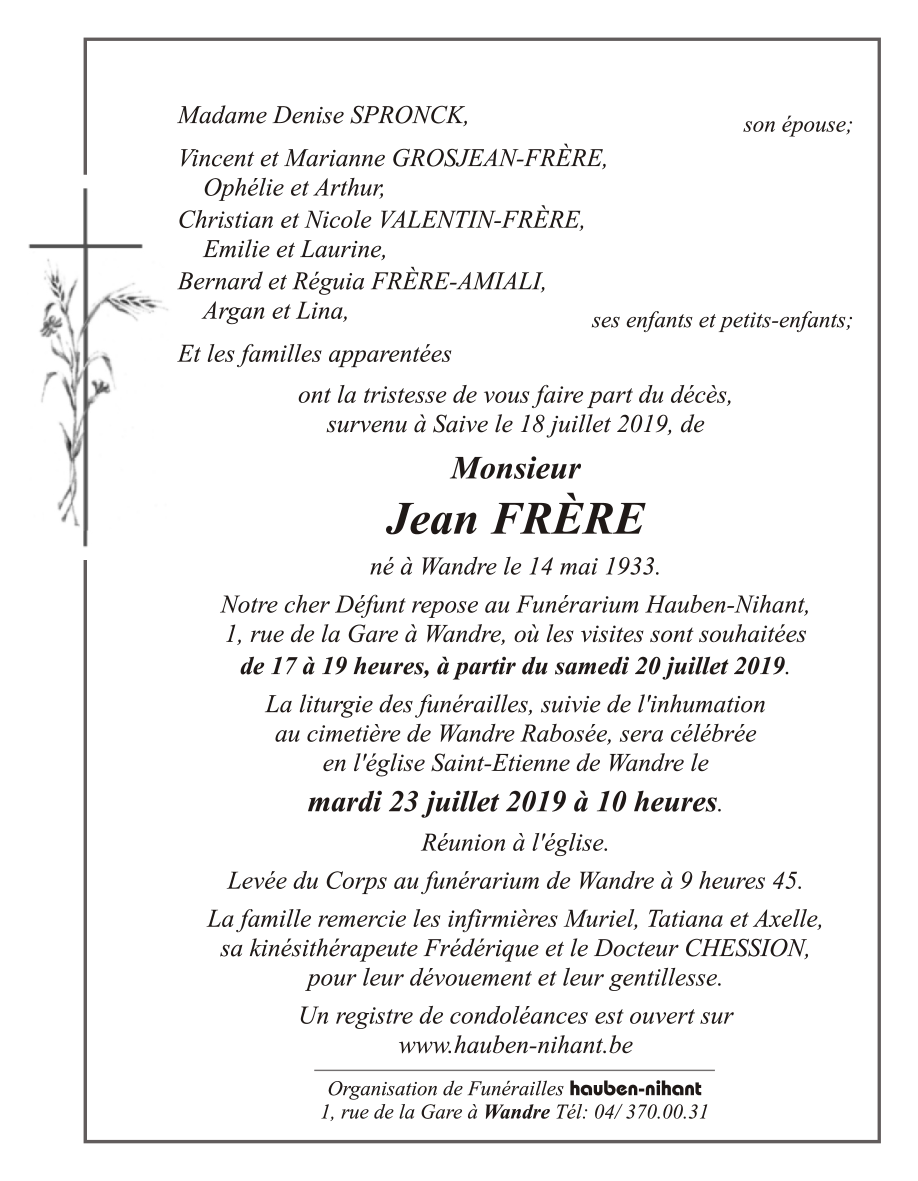 Image Annonce nécrologique