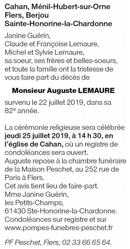 Image Annonce nécrologique