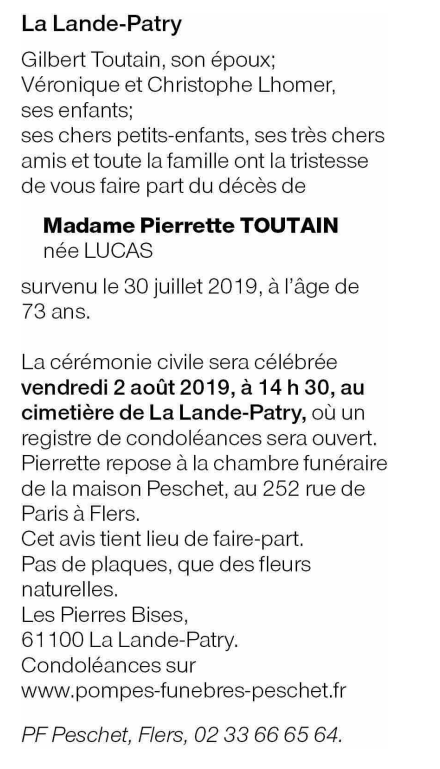 Image Annonce nécrologique