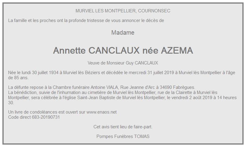 Image Annonce nécrologique