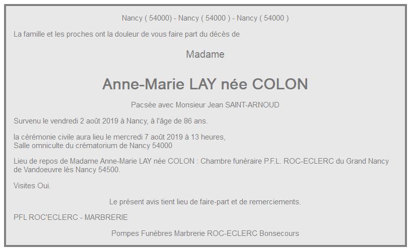 Image Annonce nécrologique