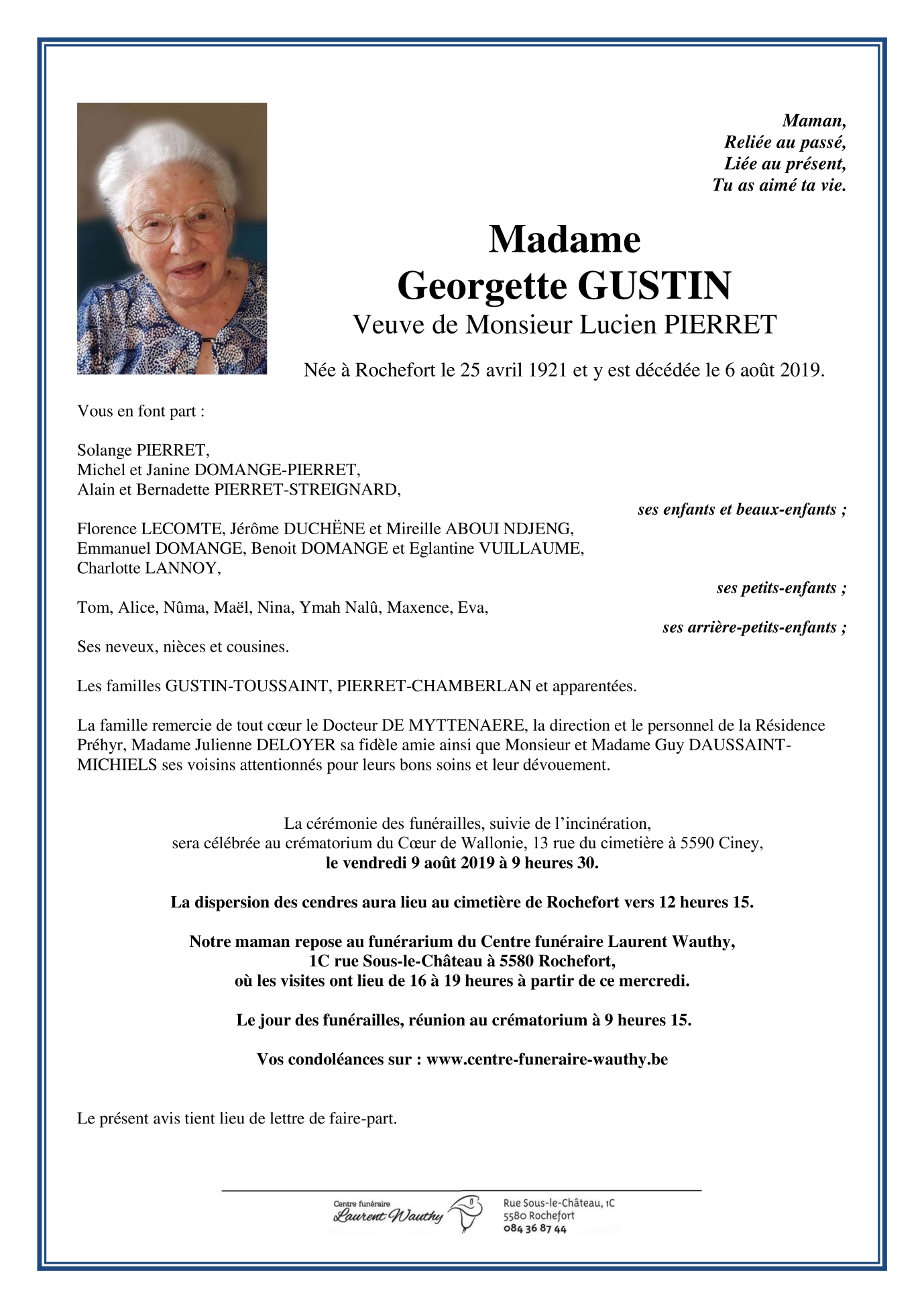 Image Annonce nécrologique