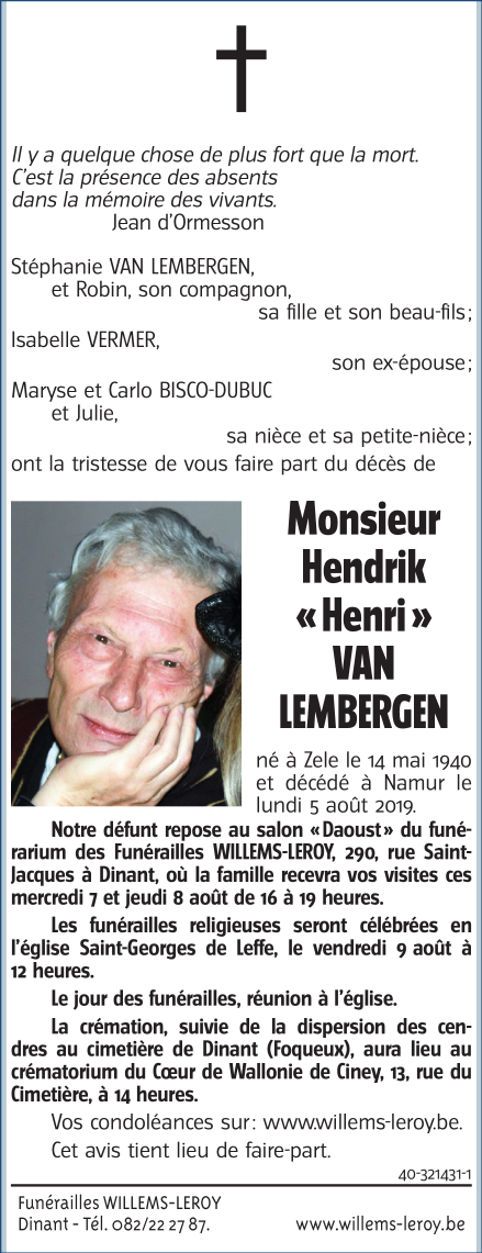 Image Annonce nécrologique