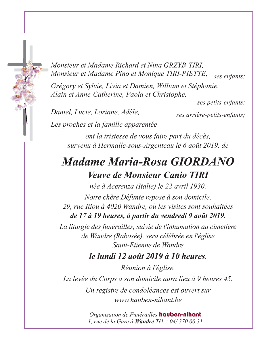 Image Annonce nécrologique