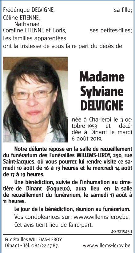 Image Annonce nécrologique
