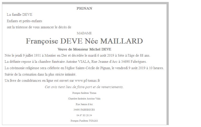 Image Annonce nécrologique