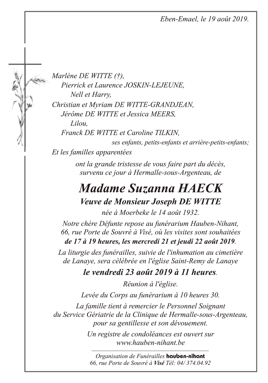 Image Annonce nécrologique