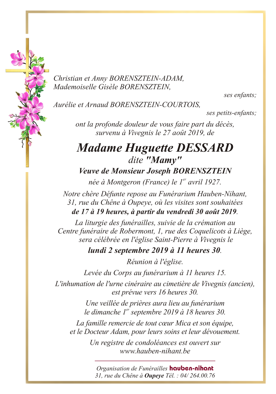 Image Annonce nécrologique