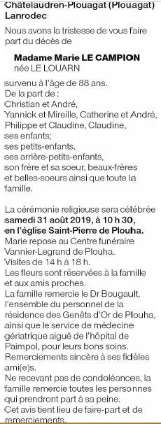 Image Annonce nécrologique