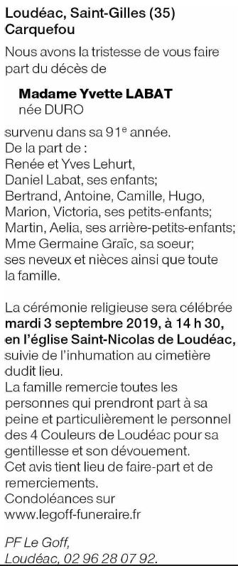 Image Annonce nécrologique