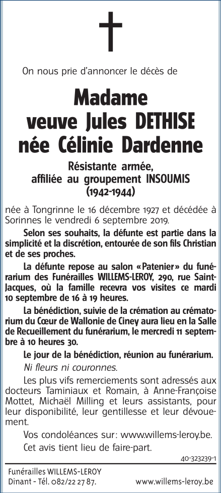 Image Annonce nécrologique