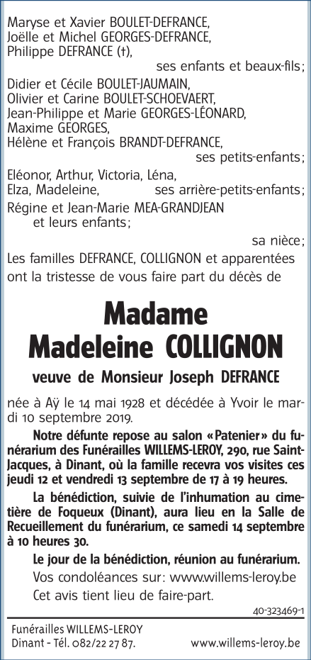 Image Annonce nécrologique