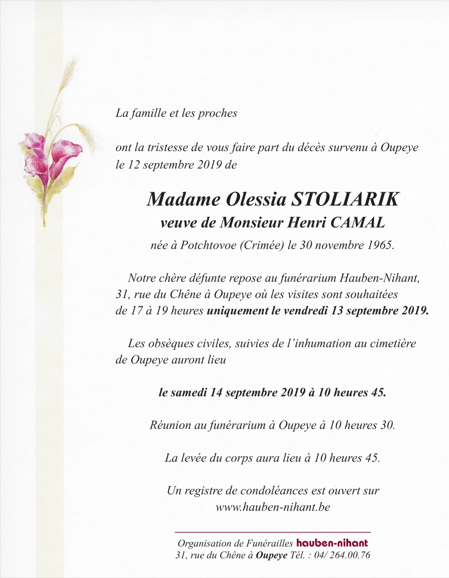 Image Annonce nécrologique