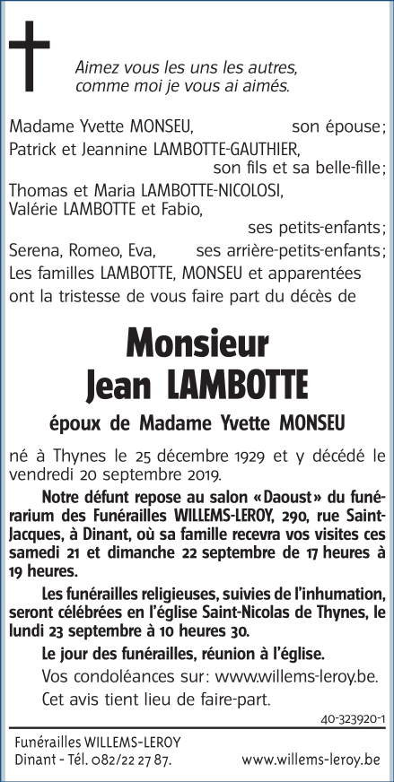 Image Annonce nécrologique