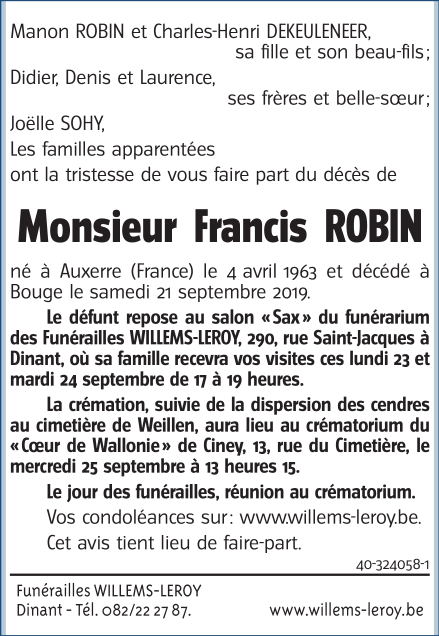 Image Annonce nécrologique