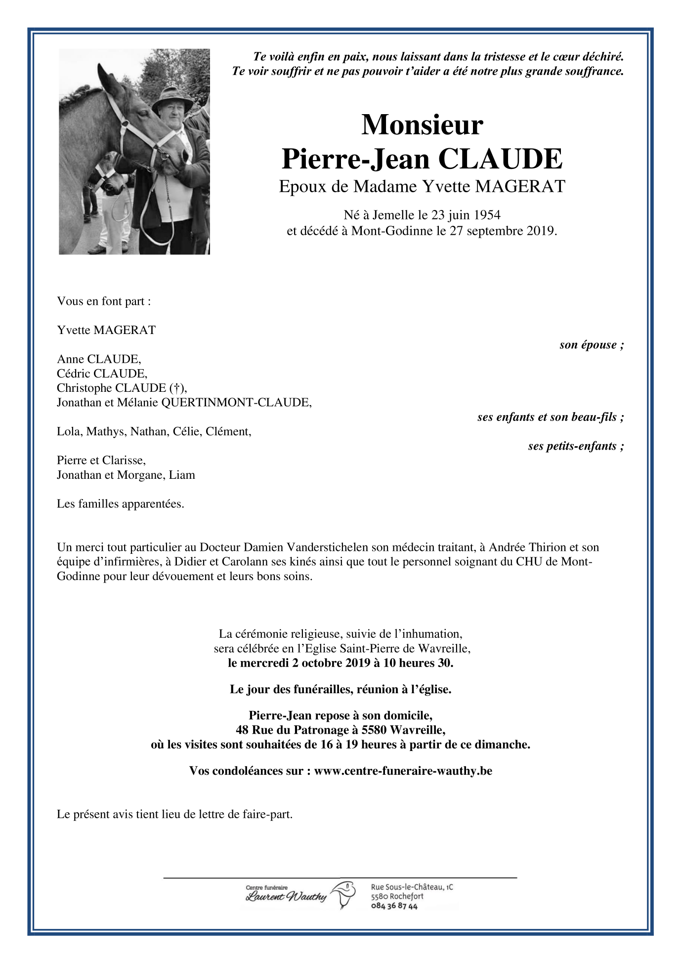 Image Annonce nécrologique