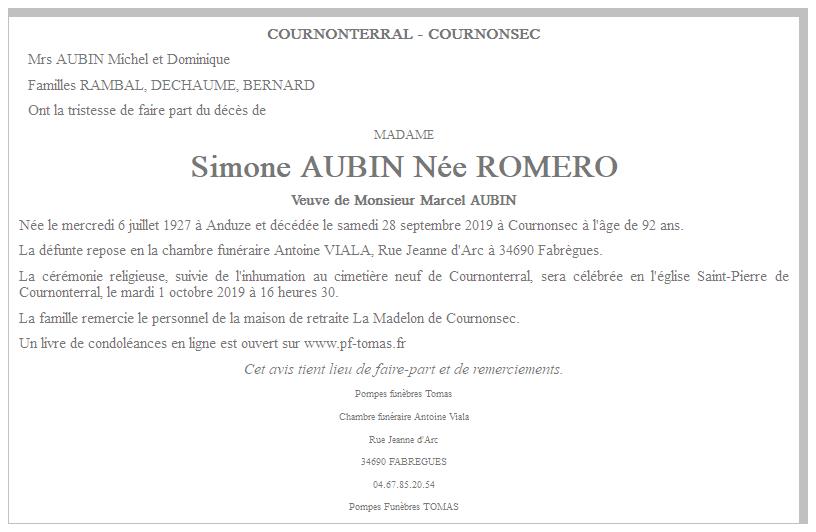 Image Annonce nécrologique