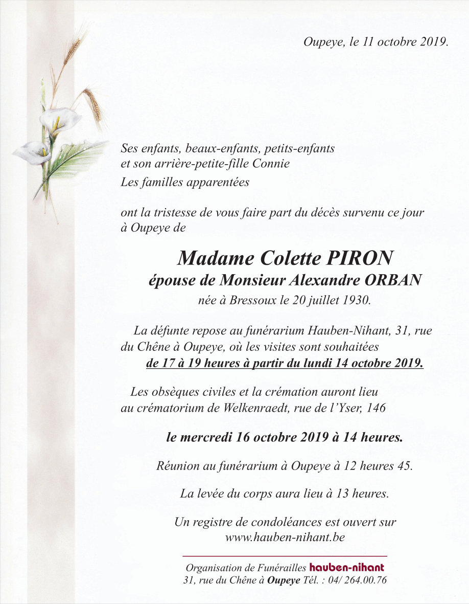 Image Annonce nécrologique