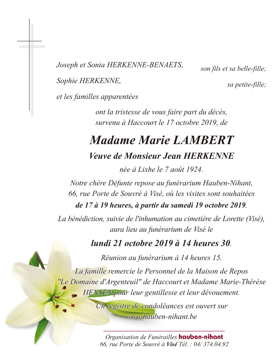 Image Annonce nécrologique