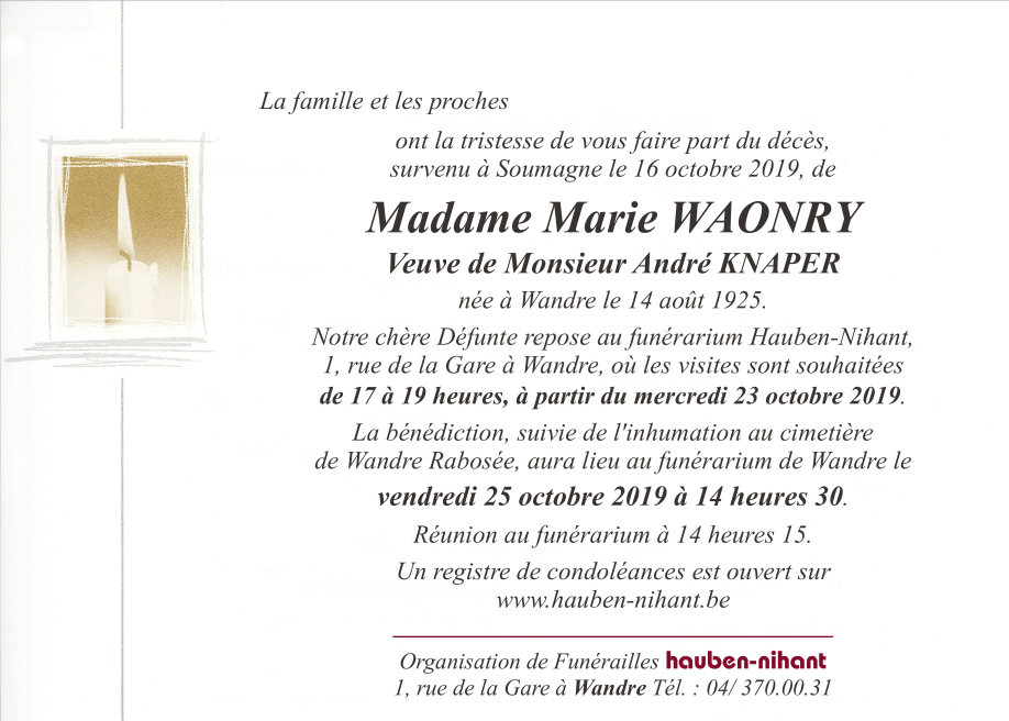Image Annonce nécrologique