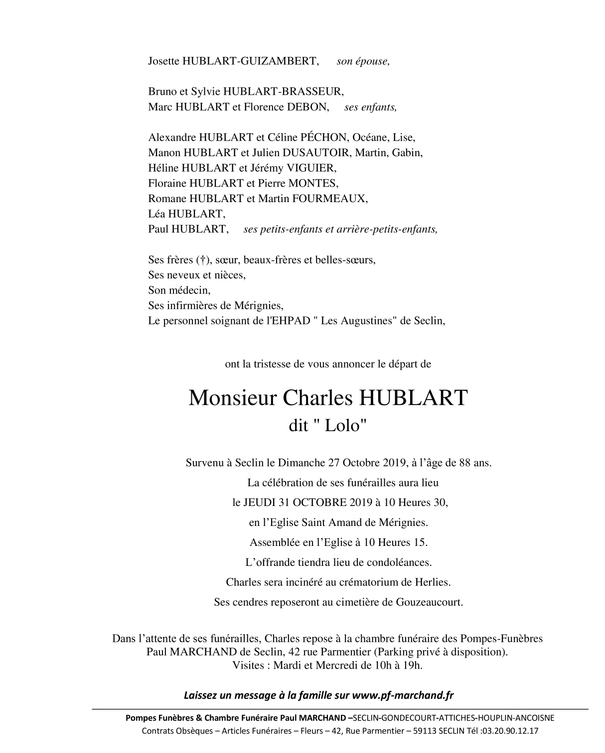 Image Pour voir le faire-part de Charles CLIQUEZ-ICI