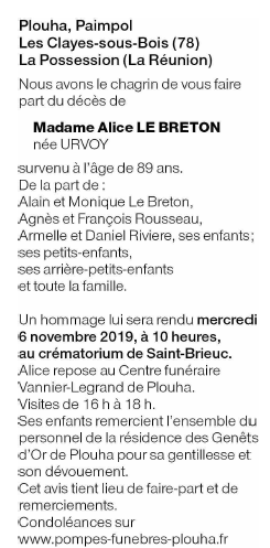 Image Annonce nécrologique