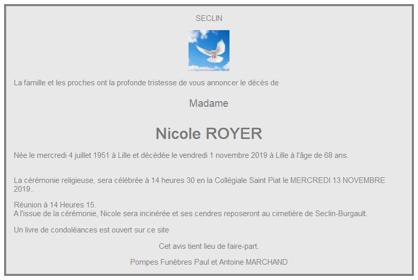 Image Pour voir le faire-part de Nicole CLIQUEZ-ICI