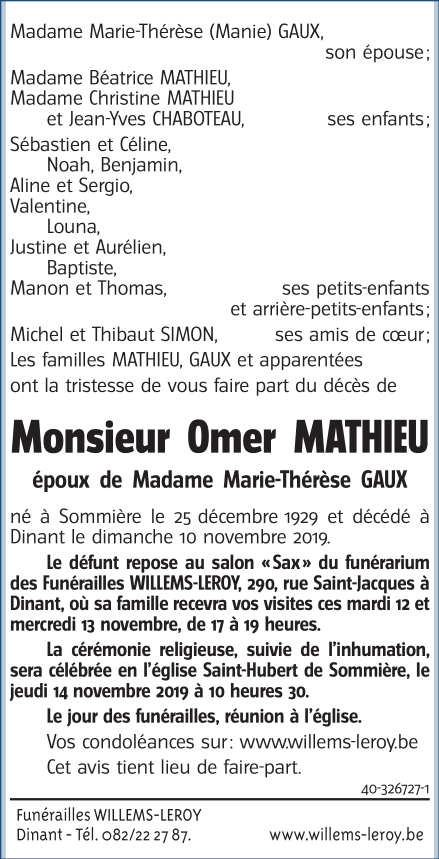 Image Annonce nécrologique