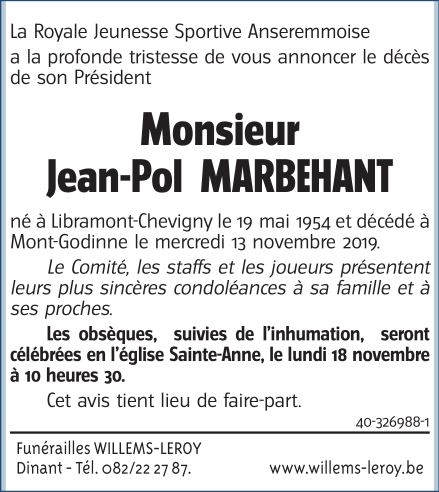 Image Annonce nécrologique