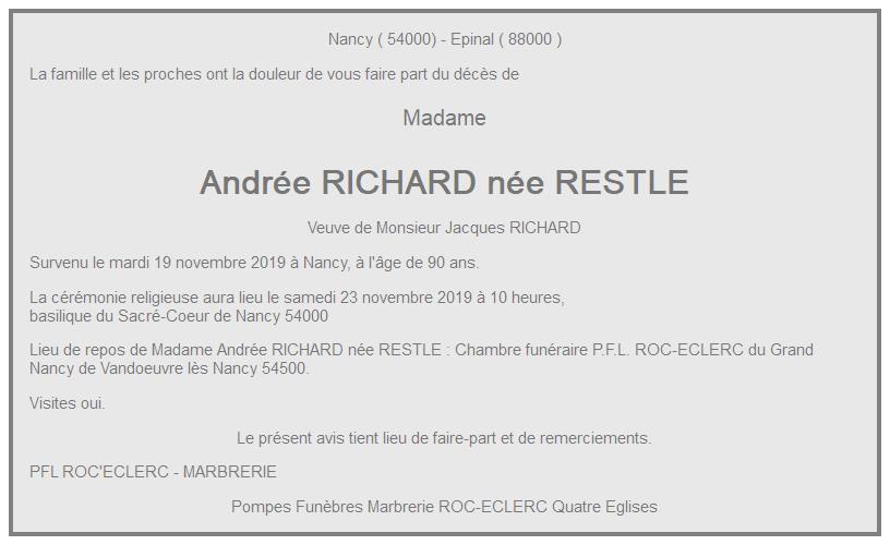 Image Annonce nécrologique