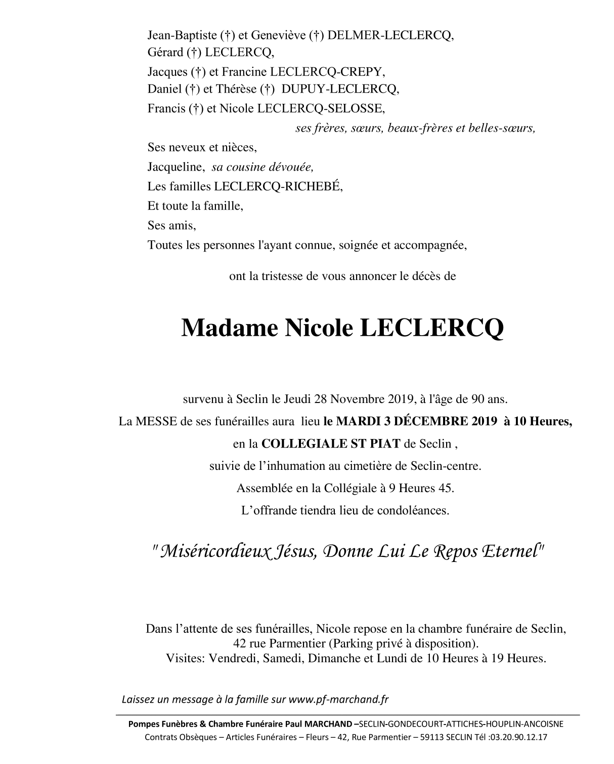 Image Pour voir le faire-part de Nicole CLIQUEZ-ICI